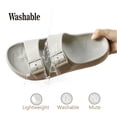 thumbnail image 5 of Northblanc Men’s Lightweight Comfort Slides Double Buckle Slip-on Adjustable EVA Flat Sandals, 5 of 9