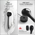 thumbnail image 4 of Electric Body Brush Back Scrubber for Shower, Waterproof Long Dual Handle Power Body Scrubber with 3 Heads, Bath Brush & 2 Speeds, for Cleansing, Exfoliating and Massaging Skin, Black, 4 of 8
