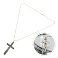 thumbnail image 1 of OULII Collier Clé Tambour en Acier Plaqué Chrome Noir Outil de Réglage de Tambour pour Instruments de Percussion, 1 of 8