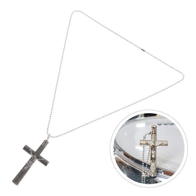 OULII Collier Clé Tambour en Acier Plaqué Chrome Noir Outil de Réglage de Tambour pour Instruments de Percussion