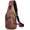 C Brown, variant on Men Fashion Casual Designer Travel Hiking Crossbody Chest Sling Bag Rig Strap Bag Men Leather 8015 | Fashion, Casual, , Designer, Travel, Hiking