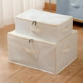 thumbnail image 3 of Caja de almacenamiento de ropa grande, organizador de tela, caja de almacenamiento plegable, 3 of 6