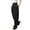 Black, variant on QUYUON Casual Pants for Women Solid Color Dressy Pants Straight Tube High Waisted Dressy Pants Wide Leg Pants Flowy Pants for Women Full Pant Leg Length Skinny Pant Style N-3027 Black S