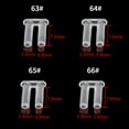 thumbnail image 2 of Sonew Eyeglasses Accessories,Plastic Plug Rimless Eyeglasses Buckle Frame Glasses Equipment Accessories,Eyeglasses Plastic Plug, 2 of 8