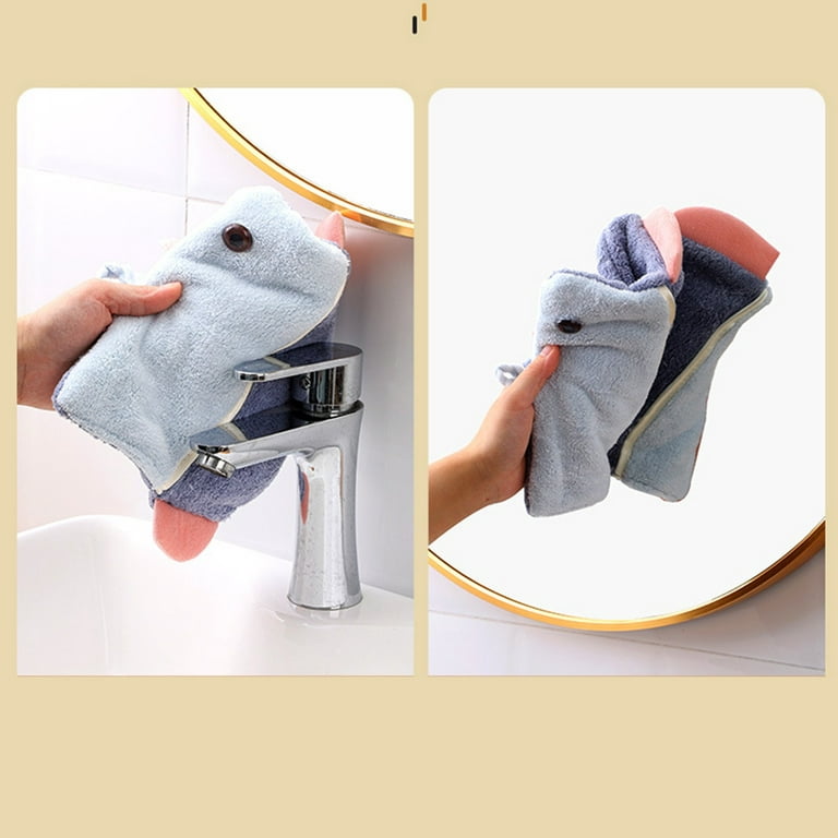 MPWEGNP Water Absorbent Repeatable Dishwasher Cleaning Wipe Hanging Towel Dishcloth Kitchen Bathroom Water Absorbent Towel Towel Towel Dark Kitchen