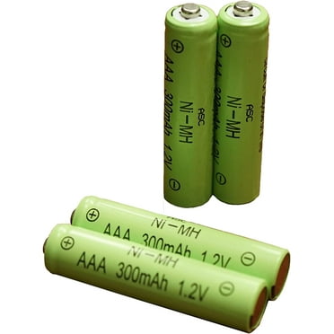 Solar Light AAA Ni-MH Rechargable ies for Solar Lights (Pack of 12) (AAA 300mAh)
