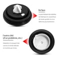 thumbnail image 3 of 4Pcs Toilet Flush Seal, Perfect Flush Membrane Express Repair, Flush Valve Diaphragm for Toilet Cistern Flush Maintenance, 3 of 5