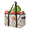 Multicolor 3, variant on CURLYOOT Leaves Retro Wild Plant Reusable Grocery Bag, Large Foldable Grocery Totes Shopping Bag for Groceries, Shopping Bags with Handles for Kitchen Trunk Picnic