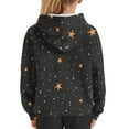 thumbnail image 4 of DISNIMO Galaxy Star Hoodies for Girls Black Hoodie Size 6-7 Kids Streetwear Hoodie Sweatshirt for Girls and Boys Hooded Pullover Sweatshirts for Chidren Soft Clothing, 4 of 7