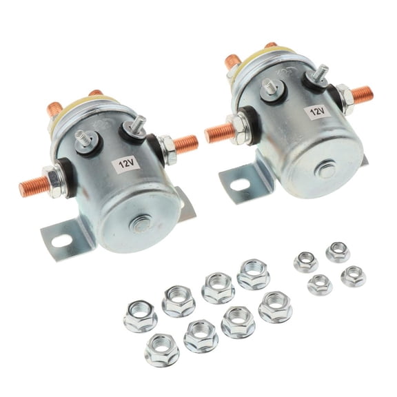 200A Continuous Duty Solenoid Relay 12V for Golf Carts, Winch, Marine In Rush