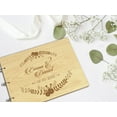 thumbnail image 6 of Darling Souvenir Personalized Engraved Laser Cut Wedding Guest Book Wooden Cover Sign-in Book Registry Guestbook Scrapbook-NB, 6 of 7