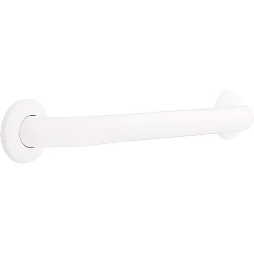 Safety First 1-1/2" Diameter Concealed Mount Grab Bar, White