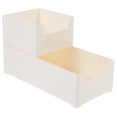 thumbnail image 1 of SEWACC 2Pcs Outdoor Storage Box White Japanese-style Storage Box for Dormitories, 1 of 6
