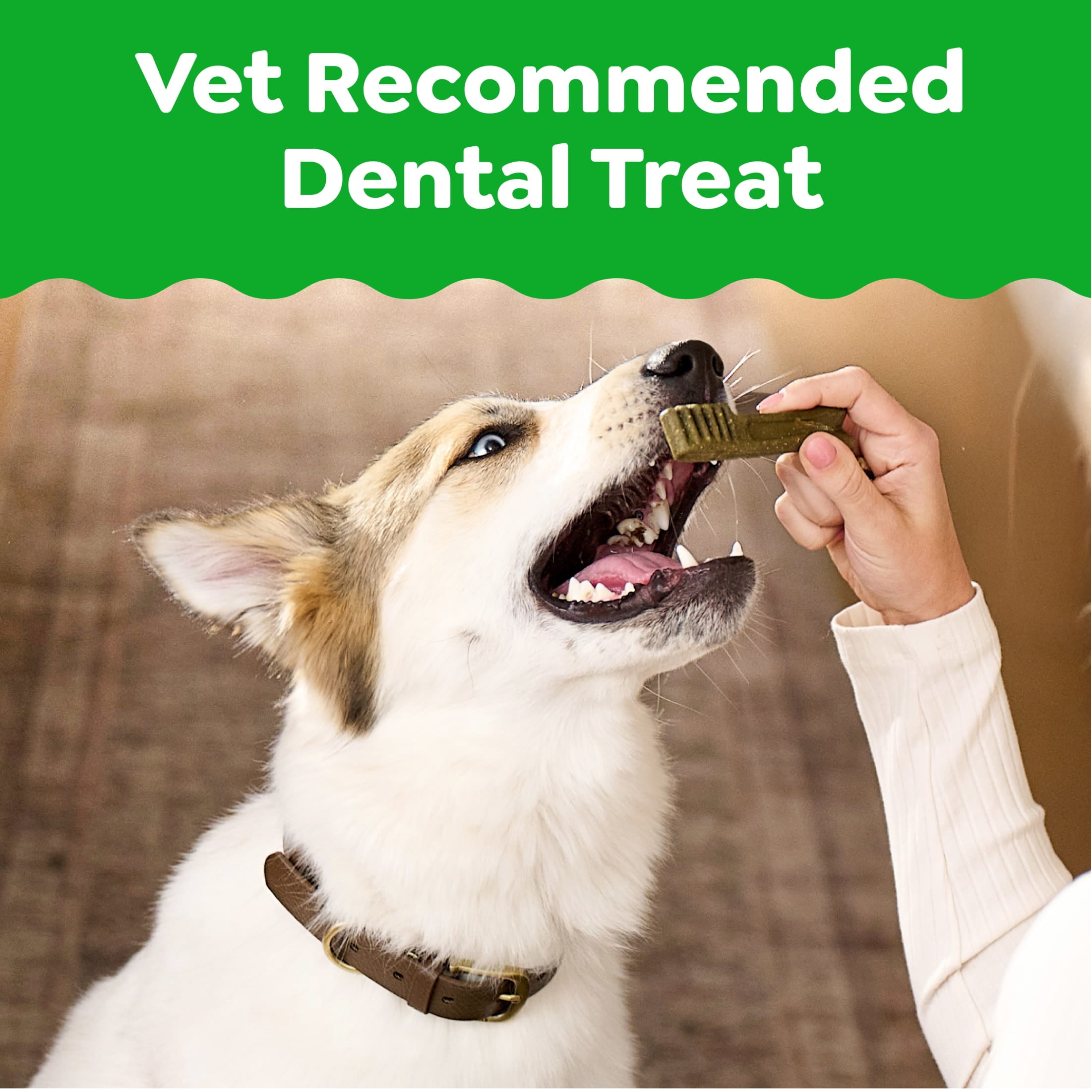 Greenies Original Flavor Adult Natural Dental Dog Treats Regular Size, 24 oz Pack (24 Count)