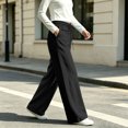 thumbnail image 5 of Njagoc3 Linen Pants Women | Drawstring Waist Relaxed Trousers with Large Front Pockets | Loose Fit for Fall Casual Daily Wear & Travel Activities，Black，S, 5 of 6