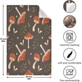 thumbnail image 3 of Dreamtimes Soft Absorbent Reusable Kitchen Towels, Set of 1|28x18 in, Mushrooms Leaves Dining Kitchen Living Room Tea Towels Dish Towels Decorative Towels, 3 of 7