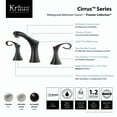 thumbnail image 3 of Kraus FUS-13103ORB Cirrus 8-inch Widespread 2-Handle Faucet Oil Rubbed Bronze, 3 of 9