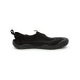 thumbnail image 3 of Mens Aqua Sock Wave Water Shoes with Toes- Waterproof Slip-Ons for Pool, Beach and Sports, All Black, Size: 8M, S7, 3 of 3