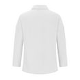 thumbnail image 4 of ylioge Plus Size Shirts for Women S-5XL Button-Down Long Sleeve Blouses Ladies Casual Solid Lightweight Loose Collared Tunic Tops, 4 of 6