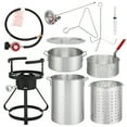 thumbnail image 2 of UBesGoo Outdoor Propane Fryer Pot Boiler 30qt & 10qt Pot Aluminum Turkey Fryer Outside, 2 of 13