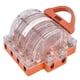thumbnail image 3 of Interruptor de seguridad para cuchillos AC380V 100A, 4 polos, carcasa transparente de doble tiro, indicadores LED, interruptor de cuchillo de desconexión, 3 of 5