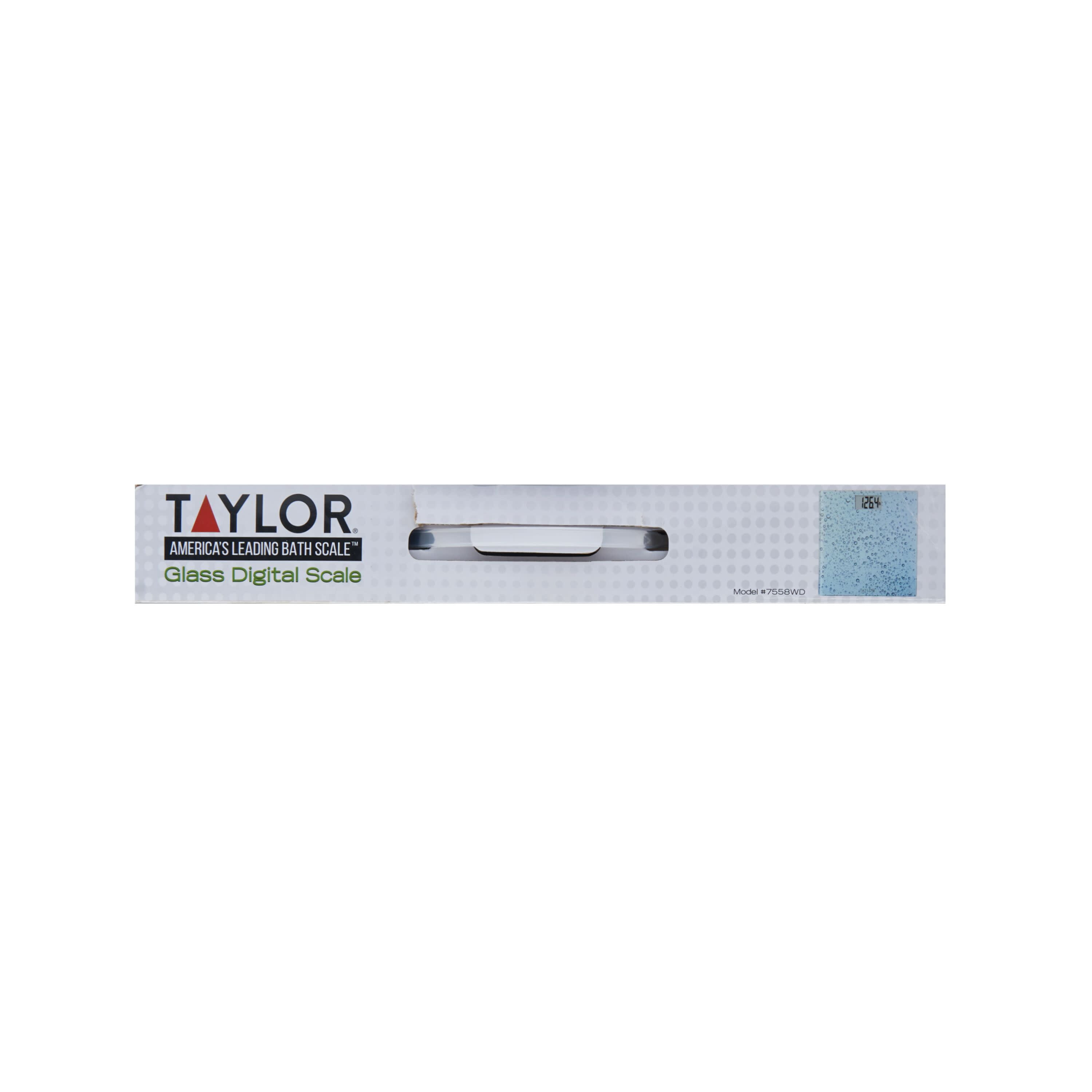 Taylor Glass Digital Bath Scale - COSTCO#1669034, Black