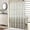 Hudson, variant on Fabric Shower Curtain, Beige and Tan Printed Ombre Boho Paisley Damask Pattern Shower Curtains for Bathroom, Waterproof Bathroom Curtains, 72" W x 72" H