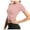 Pink, variant on WTXUE T-Shirts Short Sleeve, Crew Neck Shirts for Women for Yoga Daily Loose Blouses Tops Solid | Activewear for Women Black S