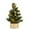 Green, variant on Mini Artificial Tabletop Christmas Tree, 6 inch Desktop Christmas Tree Mini Christmas Tree Christmas Desk Decorations Berries Bell Pine Cone