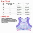 thumbnail image 2 of inhzoy Kids Girl Racerback Tops Tie Dye Crop Tank Tops Dance T Shirts, 2 of 7