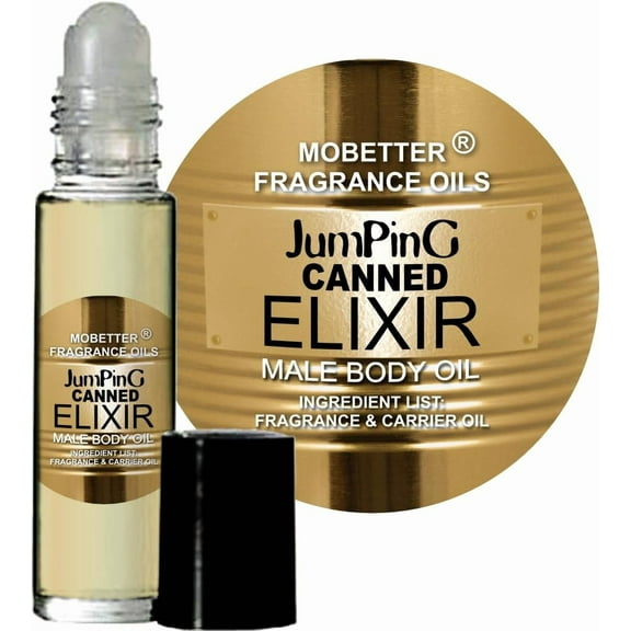 Jumping Canned Elixir Men Perfume Fragrance Body Oil