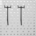 thumbnail image 4 of OULII 3 Pcs Crochets pour Panneau Perforé en Acier Inoxydable Crochets Noirs Suspendus pour Rangement de Panneau Perforé pour Organiser des Articles Convient à l'Espacement, 4 of 8