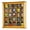 Oak, variant on 25 Shot Glass Display Case Cabinet