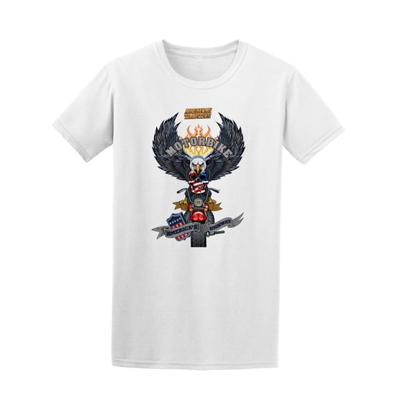 Vintage Motorcycle Logo Tee. Men's -Image by Shutterstock