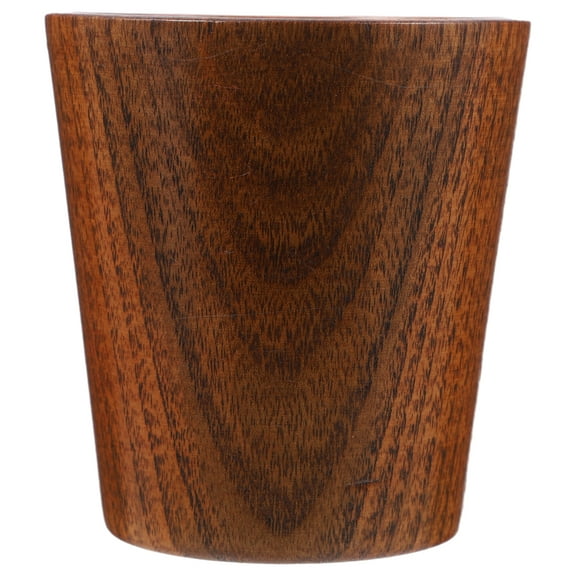 NIAIZEK Japanese Style Jujube Wood Tea Cup Round Natural Wooden Tea Mug for Hot Beverages Traditional Design