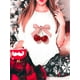 thumbnail image 2 of Cozy Valentine's Day T-Shirt for Women - Black with Pink Bow & Cherry Design, Crew Neck, Short Sleeve, Perfect for Spring/Autumn Tee For Adult, Men, Women, Teen, Teenager, Adolescent, Youth, 2 of 8