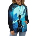 thumbnail image 4 of Fairy Tail Unisex Sweatshirts Loose Pullover Sweater Hooded Hoodie 3D Printing Jacket Winter Fall Clothes XL, 4 of 7