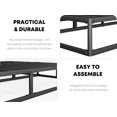 thumbnail image 3 of ULIESC Queen Box Spring, 7 Inch Queen Size Box Spring Only, Metal Box Spring Queen with Fabric Cover, Sturdy Mattress Foundation, Noise Free, Non-Slip, Easy Assembly, 3 of 7