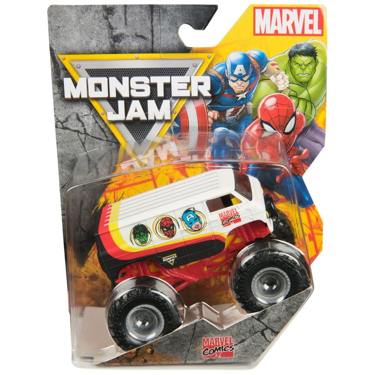 Monster Jam, Marvel Official Marvel Comics Monster Truck, Die-Cast