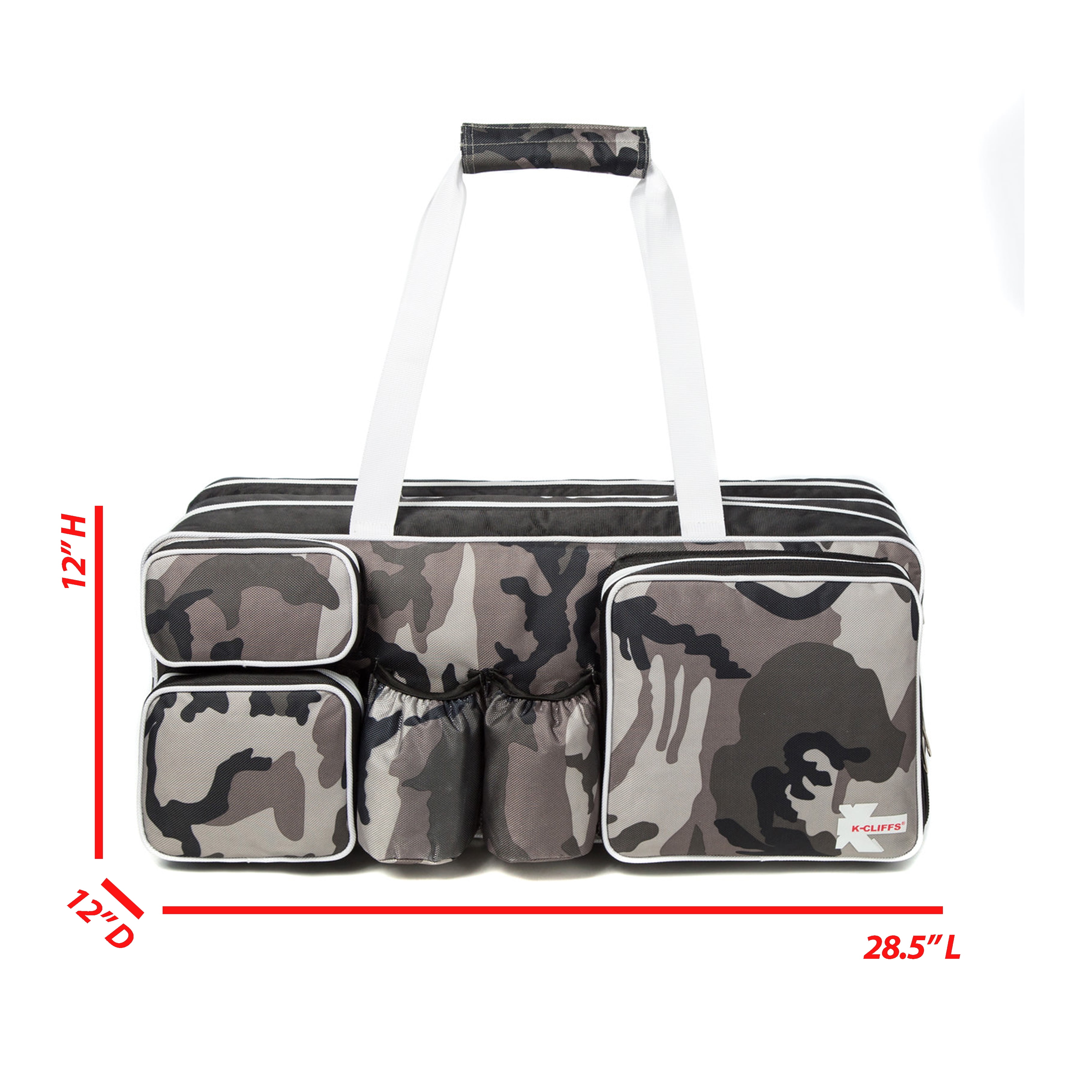 K-Cliffs Blue Red White Tennis Badminton Squash Racket Bag