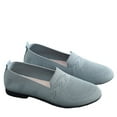 thumbnail image 6 of Xiaoxatg Women's Casual Shoes - Breathable Soft Bottom Comfortable Flat Fashion Footwear for Spring and Summer 8 Light Blue, 6 of 7