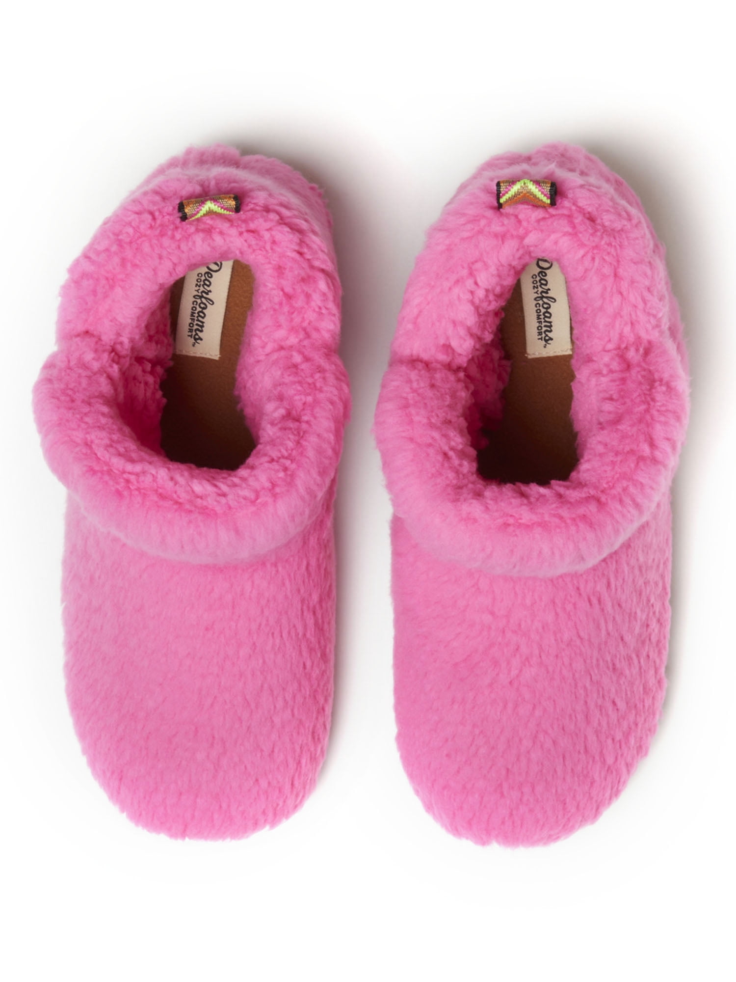 Dearfoams Cozy Comfort Women's Teddy Bootie Slippers