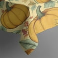 thumbnail image 5 of Fall Sunflower Pumpkin Square Tablecloth,Waterproof Square Table Cover,Wipeable Spillproof Washable Table Cover for Home Kitchen Party Decor 60"x60"(152x152cm), 5 of 6