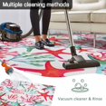 thumbnail image 5 of Summer Red Starfish Outdoor Rug 5x7 Ft - Reversible Patio Rug Outdoor Camping Rugs, Green Coral Coastal Ocean Abstract Washable Indoor Outdoor Area Rugs, Non-Slip Outdoor Carpet Runner for Deck/Porch, 5 of 8