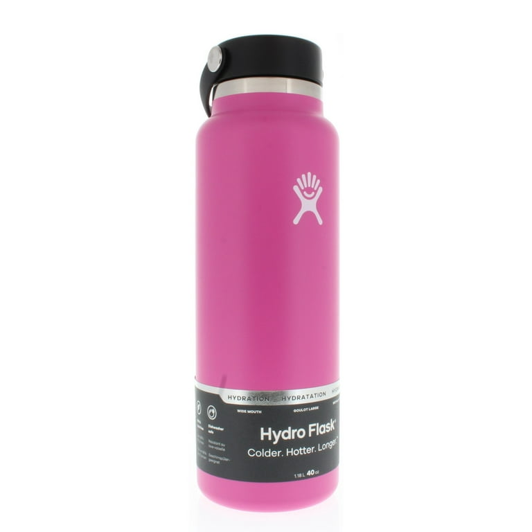 Hydro Flask 32oz 40oz Wide Mouth Water Bottle Dark Light Pink