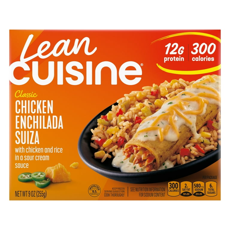 Lean Cuisine Chicken Enchilada Suiza Microwave Meals for Lunch or