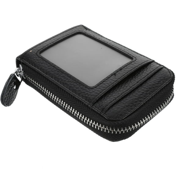 Credit Case Organizer Holder Zip (Black)