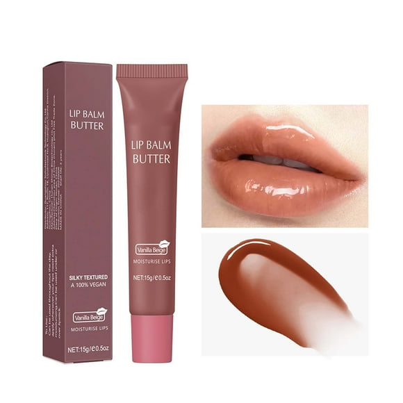 sales today clearance!DHALL Glossier Lip Balm Lip Plumper Gloss Lip MoisturizerLip Butter Balm Conditioning Lip And Lip Balm For Instant Shine And Hydration Sheer Tinted Soothing Lip Care