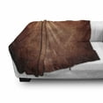 thumbnail image 3 of Cinnamon Soft Flannel Fleece Throw Blanket, Simple Layout in Rusty Grunge Style and Vintage Scattered in Brown Hues, Cozy Plush for Indoor and Outdoor Use, 50" x 60", Multicolor, by Ambesonne, 3 of 6