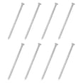thumbnail image 1 of Uxcell 8 Paquete de Clavos para Cercas, 5 Pulgadas Clavo en Espiral de Acero Inoxidable 304 para Reparación de Pisos de Casa, Carpintería de Madera, Plata, 1 of 6